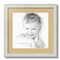ArtToFrames 16x16" Matted Picture Frame with 12x12" Single Mat Photo Opening Framed in 1.25" White and 2" Mat (FWM-4098-16x16)